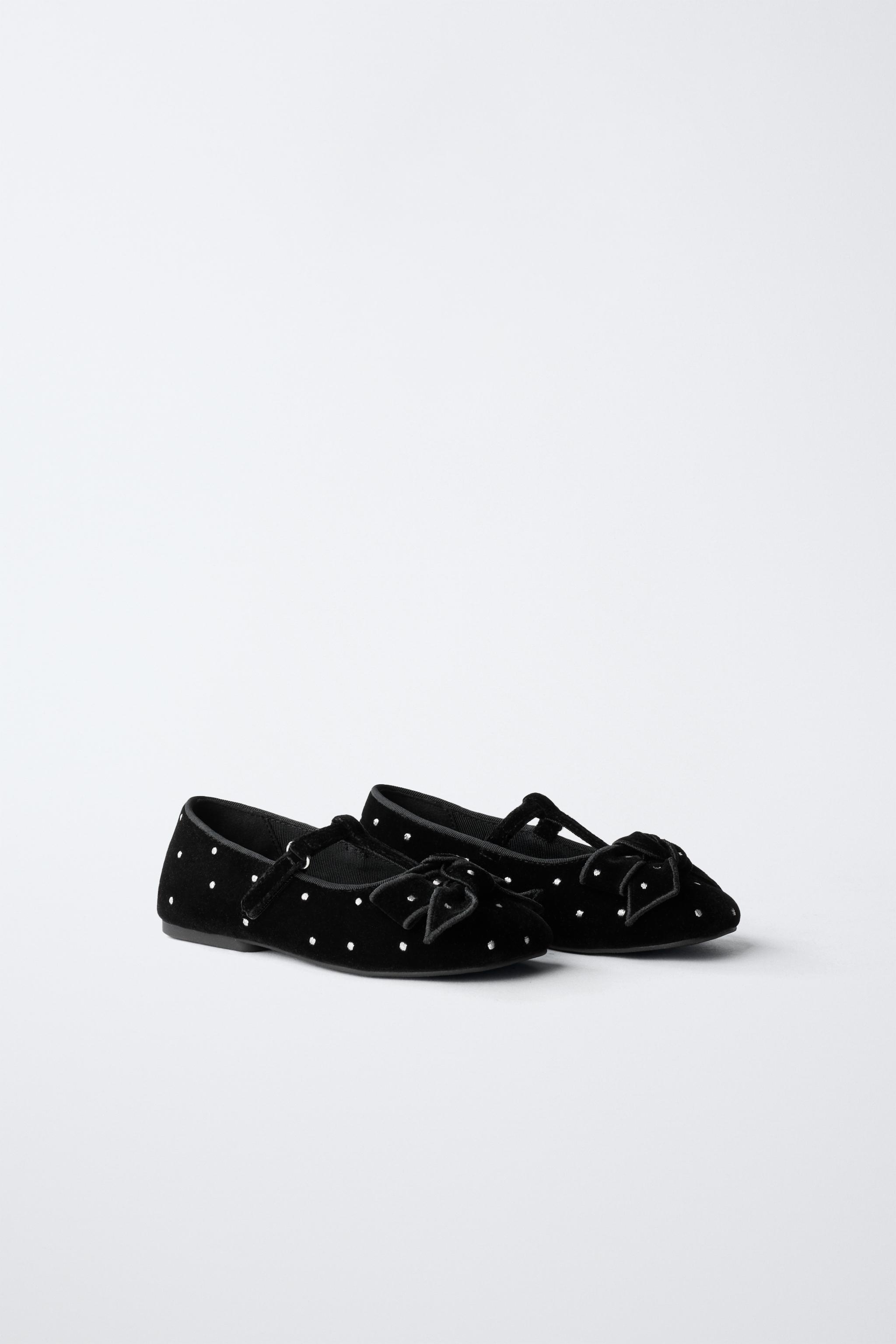 BALLERINES AVEC NŒUD EN VELOURS